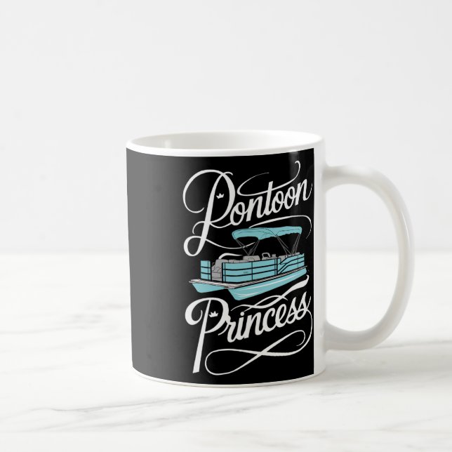 Mug Pontoon Boat Women Boating Princess Party  (Droite)