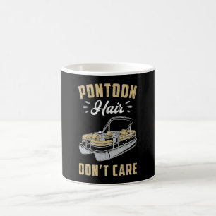 Mug Pontoon Hair s'en fiche Bateau Voilier Yacht