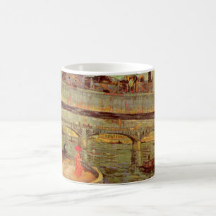 Mug Ponts sur la Seine, Asnières par Vincent van Gogh