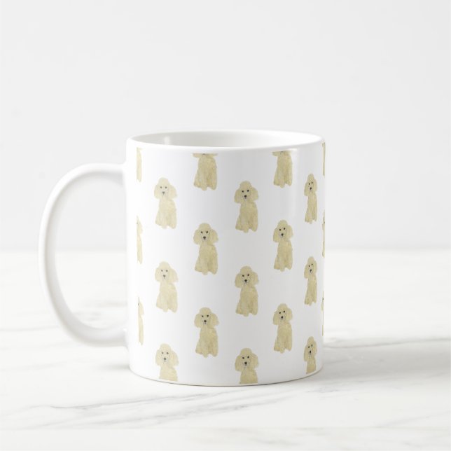 Mug Poodle (Blonde Golden Tan) (Gauche)