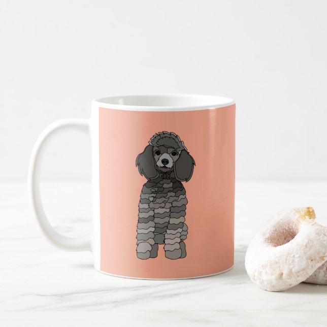 Mug Poodle Dog Pet (Avec donut)