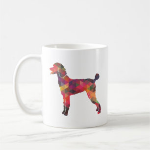 Mug Poodle Geo Silhouette Multi