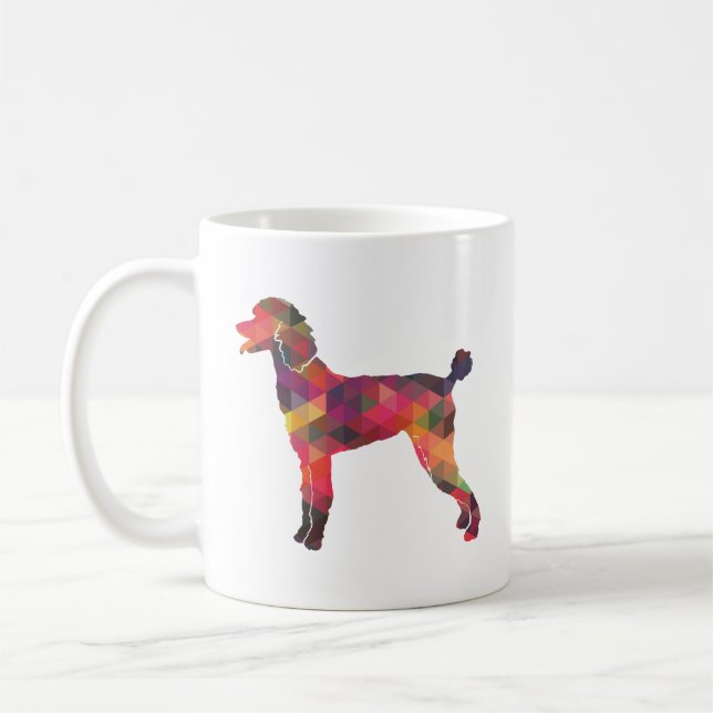Mug Poodle Geo Silhouette Multi (Gauche)