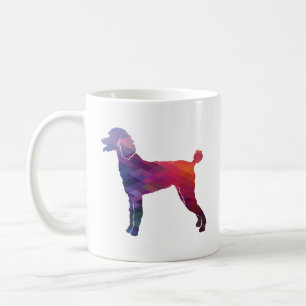 Mug Poodle Geo Silhouette violet