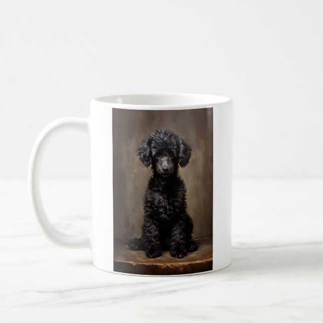 Mug Poodle noir (Gauche)