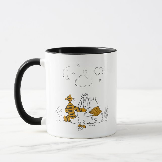 Mug Pooh, Eeyore & Tigger | Regard sur le ciel (Gauche)