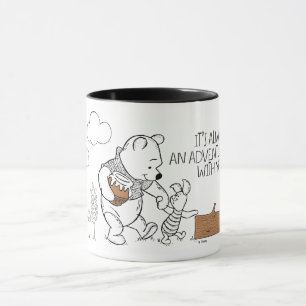 Mug Pooh & Piglet   C'est toujours une aventure avec v