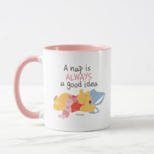 Mug Pooh & Piglet Une sieste est toujours une bonne