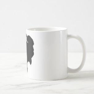 Mug Pop Art Buffalo Bison Silhouette