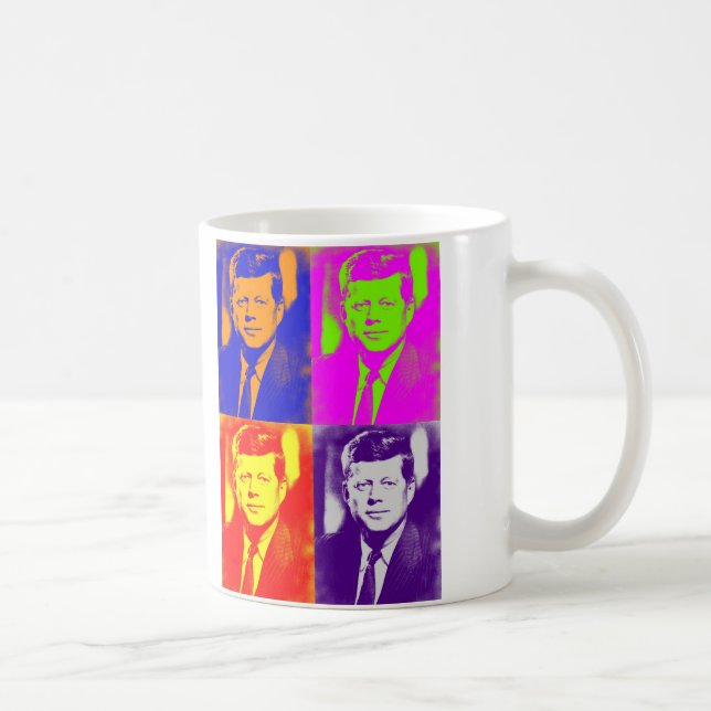 Mug Pop Art Jack JFK John F. Kennedy (Droite)