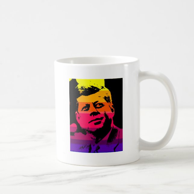 Mug Pop Art Jack JFK John F. Kennedy (Droite)