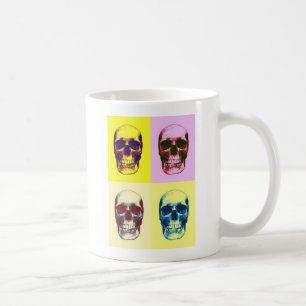 Mug Pop Art Skull