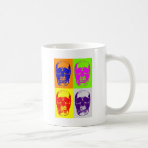 Mug Pop Art Skull