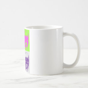 Mug Pop Art Skull