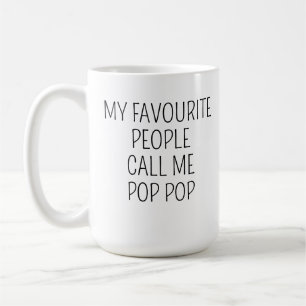 Mug Pop Pop Mug, Grand-Père Mug, Mondes Meilleur Pop P