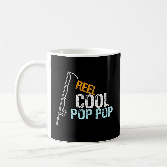Mug Poppop De Grandgirl Grandson Reel Pop Pop (Gauche)