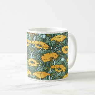 Mug Populaire Jaune Art Nouveau