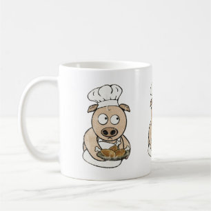 Mug Porc servant du poulet