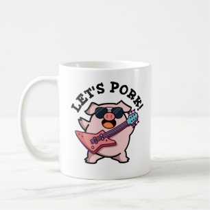 Mug Pork Funny Rock Guitare Pig Pun