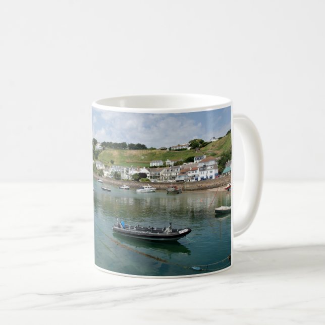 Mug Port de Gorey, îles Anglo-Normandes, Jersey (Devant droit)