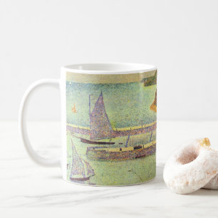 Mug Port Port-en-Bessin Haute Marée par Georges Seurat