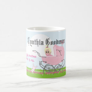 Mug Porte-bébé rose Vintage