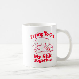 Mug Portées complètes humour de chat drôle mème maman
