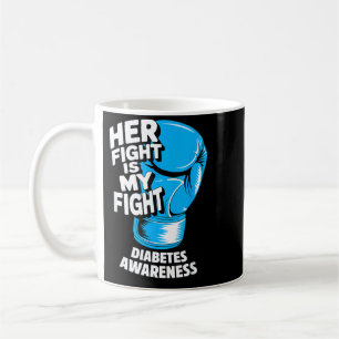 Mug Portez Bleu Diabétique de Type 1 Journée Mondiale