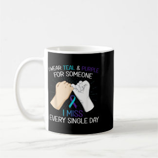 Mug Portez du sarcelle violet pour quelqu'un que vous 