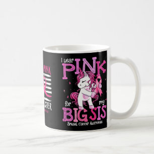 Mug Portez Le Rose Pour Ma Soeur Ribbon Cancer Du Sein