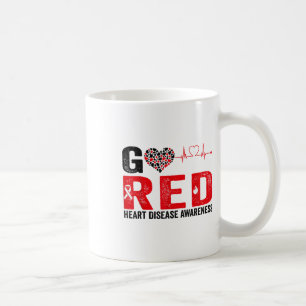 Mug Portez Red Day Go Red En Février Maladie cardiaque