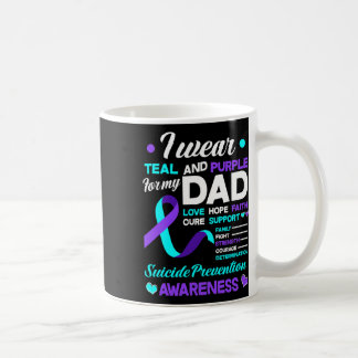 Mug Portez Turquoise Et Violet Pour Mon Père Préventio