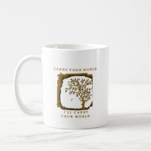 Mug Portez Votre Monde – Conception Dorée