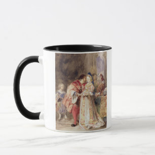Mug Portia et Bassanio, c.1826 (la semaine, encre