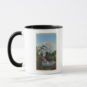 Mug Portland, Orégon - arbre espagnol de piscine et de