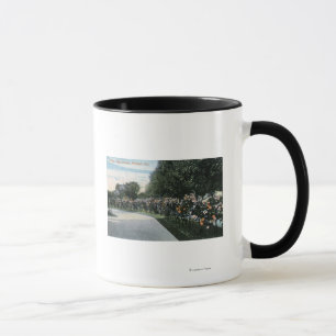 Mug Portland, OregonVue d'un jardin Rose