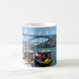 Mug Porto. Rivière Douro et pont Dom Luis I.
