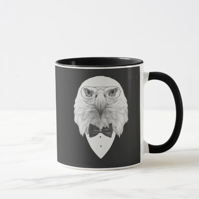 Mug Portrait chic d'Eagle (Droite)