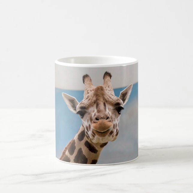 Mug Portrait curieux de girafe (Centre)