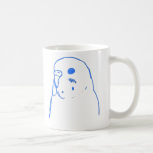 Mug Portrait d'Aqua Budgie