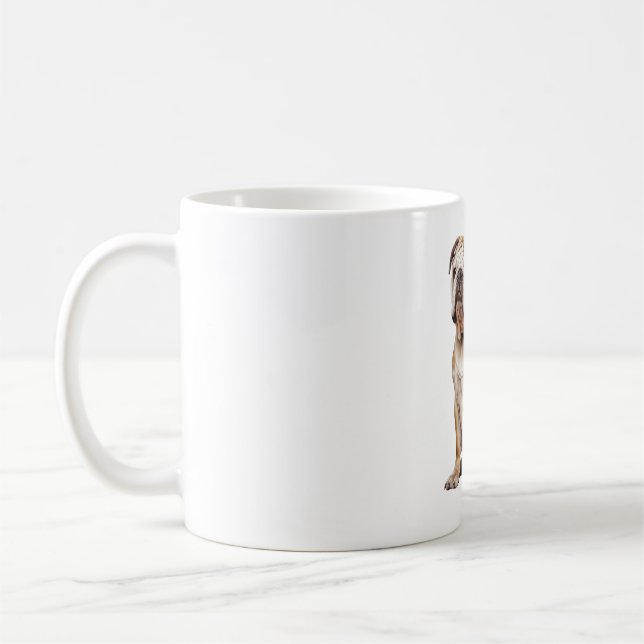 Mug Portrait de Bulldog anglais charmant - Canin adora (Gauche)