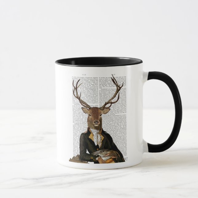 Mug Portrait de cerfs (Droite)