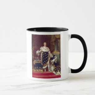Mug Portrait de Charles X dans des robes longues de