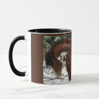 Mug Portrait de cheval avec nom