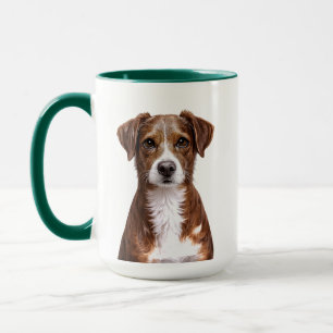 Mug Portrait de chien brun