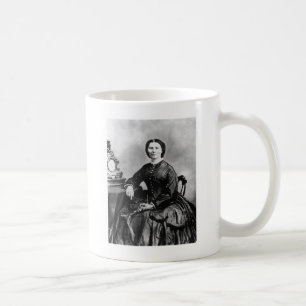 Mug Portrait de Clara Barton ~ Vintage 1866 Photo