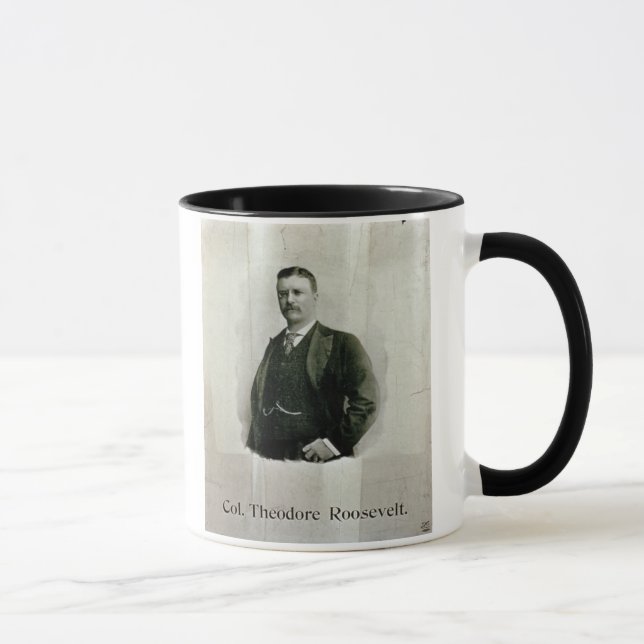 Mug Portrait de colonel Theodore Roosevelt (litho) (Droite)