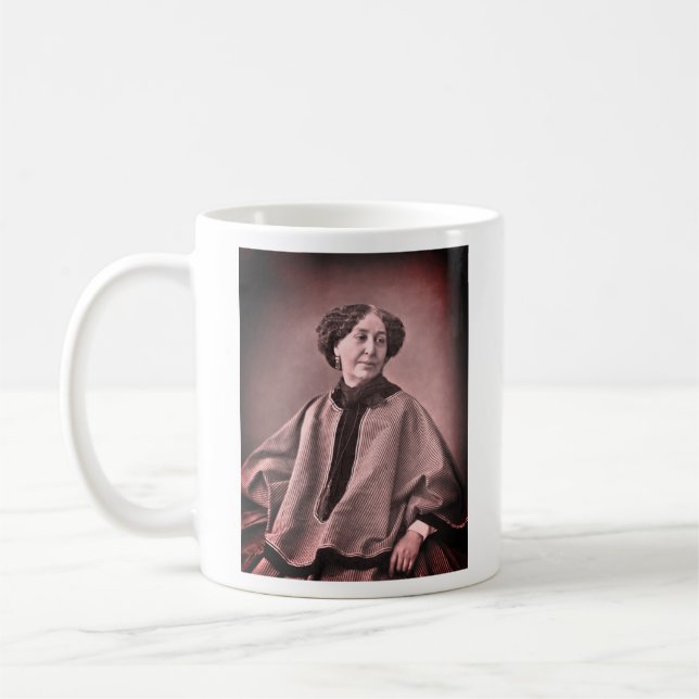 Mug Portrait de George Sand par Nadar (Gauche)