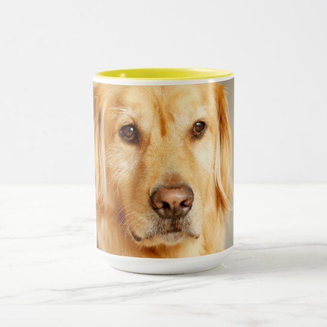 Mug Portrait de Golden Retriever (Centre)