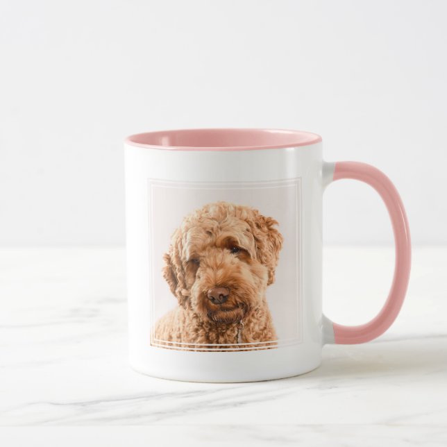 Mug Portrait de Goldendoodle Studio (Droite)